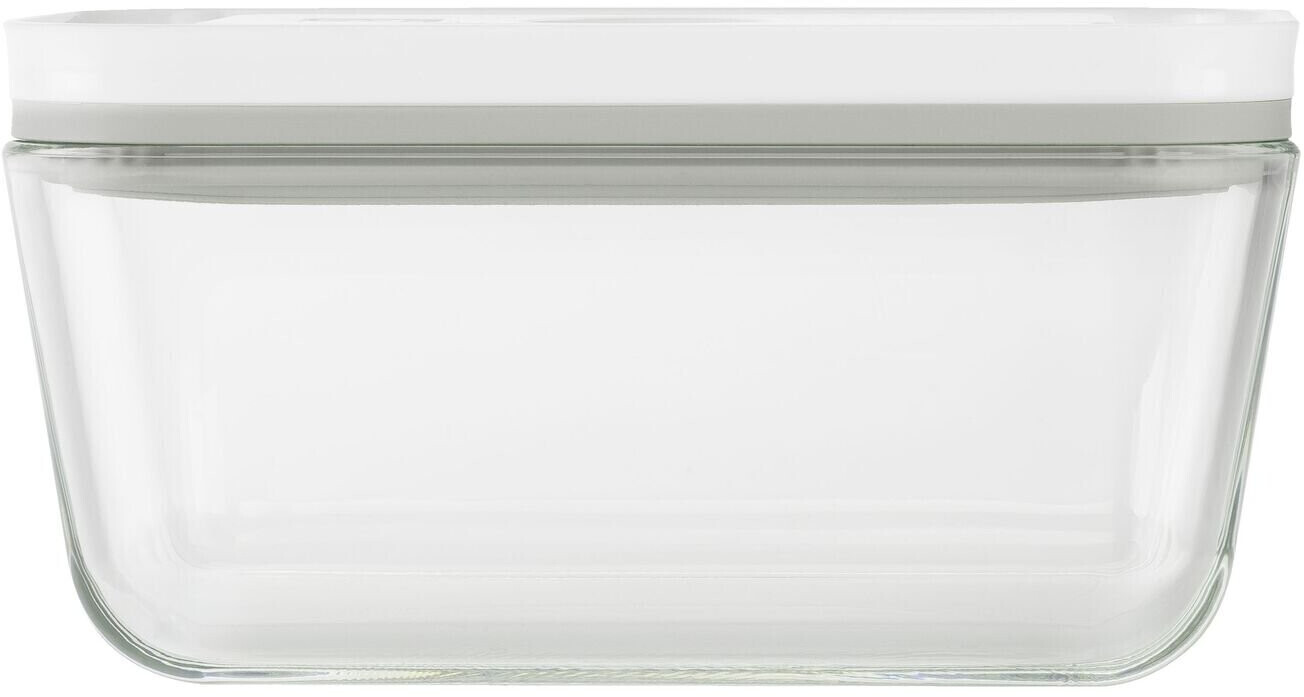 ظرف وکیوم شیشه‌ای زولینگ آلمان | درب سفید_طوسی | سایز M | مدل ZWILLING Fresh Save